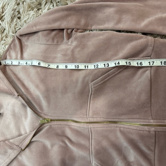 Express Velour Zip-Up Hoodie - Size XS. - Picture 4 of 5